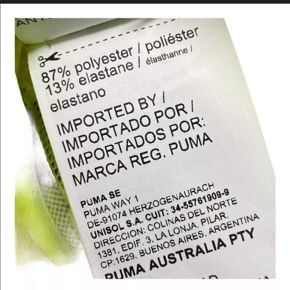 Puma 4Keeps Sports Bra Oceanaire Neon Mid Impact Performance - Picture 9 of 10